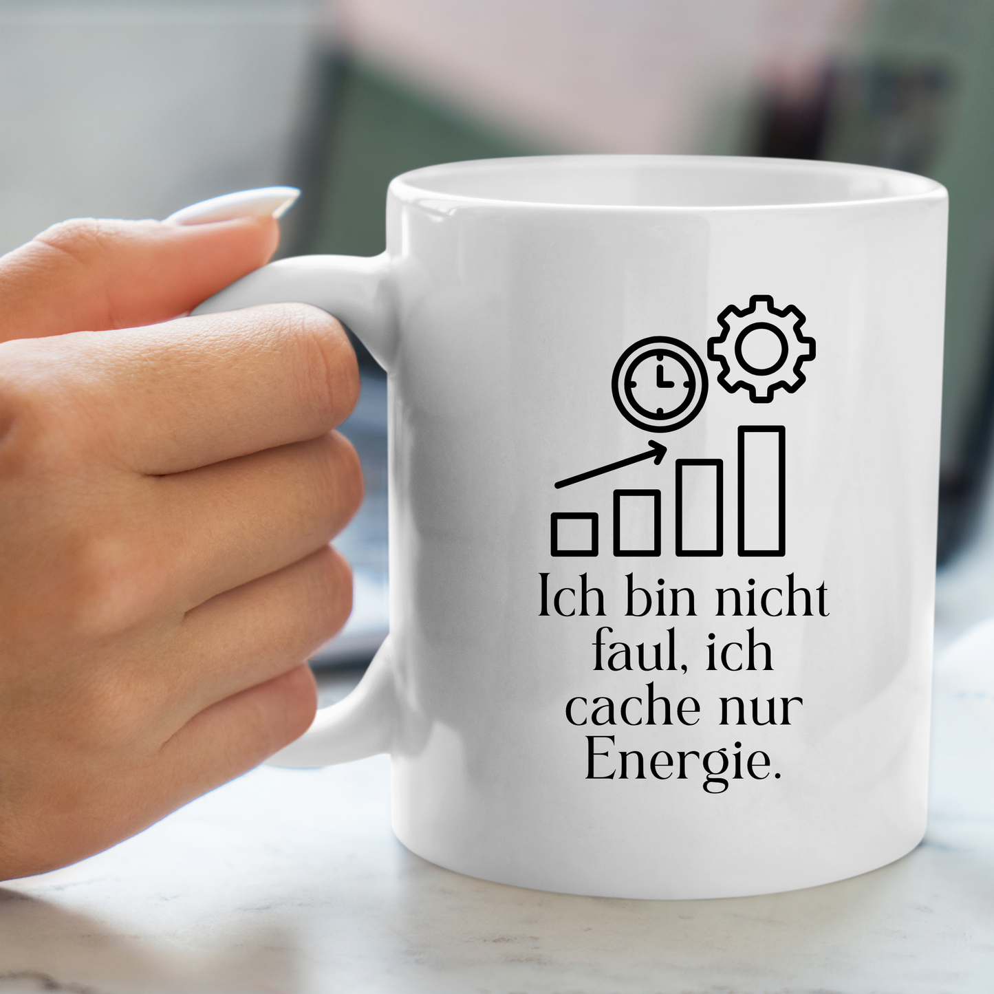 Kaffeetasse faul