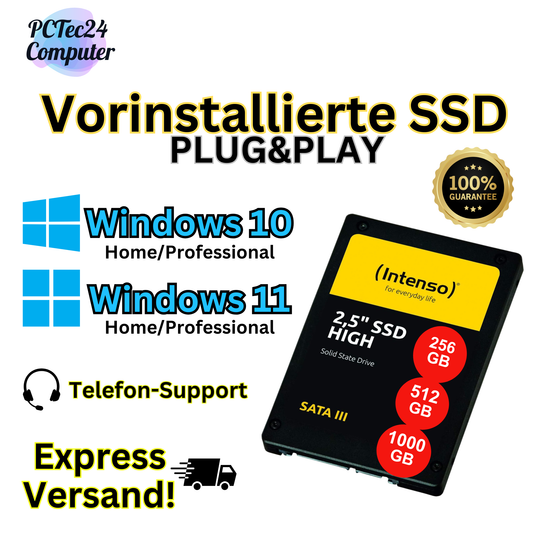SSD Festplatte - Windows 10 Home