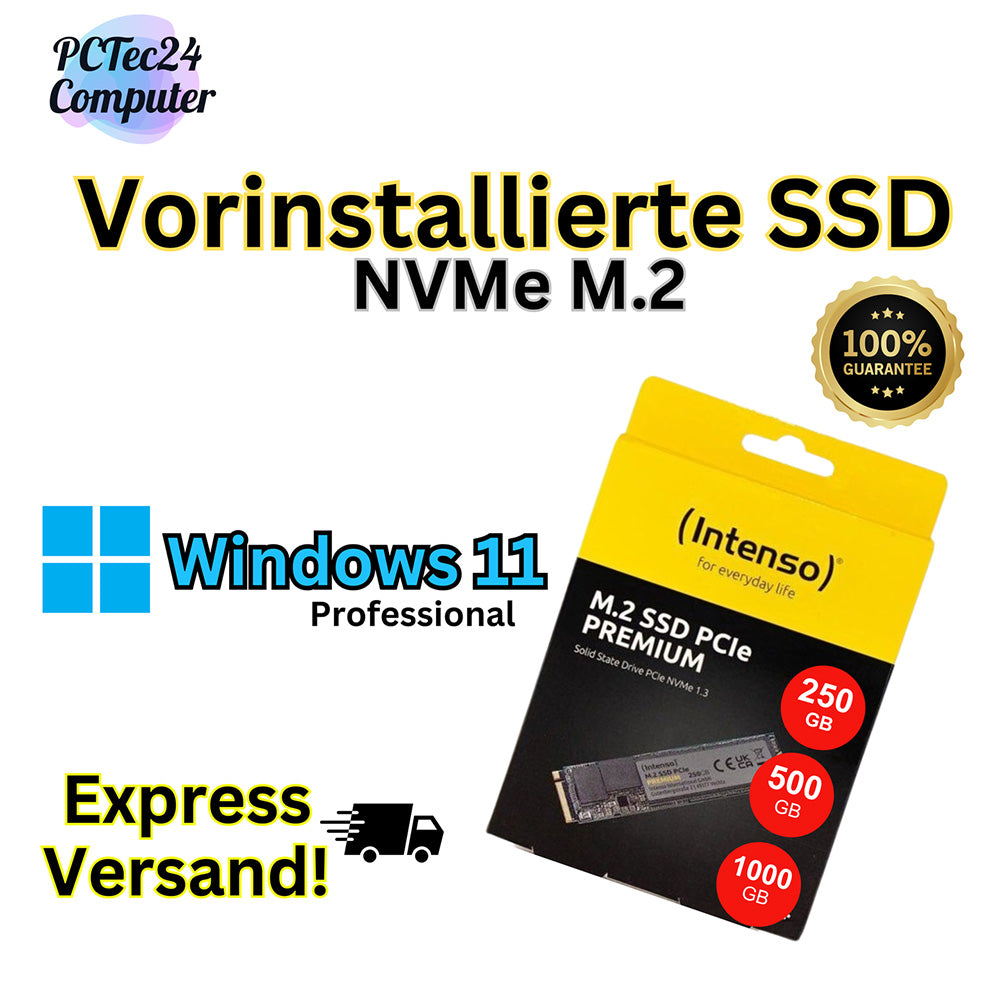 NVMe M.2 - Windows 11 Pro