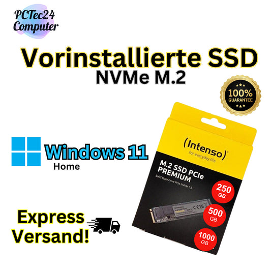NVMe M.2 - Windows 11 Home