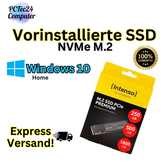 NVMe M.2 - Windows 10 Home
